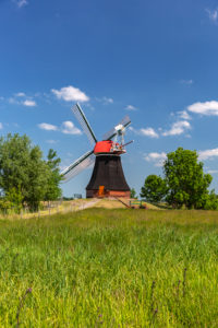 Screw pump mill Wynhamster Kolk, Rheiderland, East Frisia, Screw pump mill Wynhamster Kolk, Rheiderland, East Frisia,